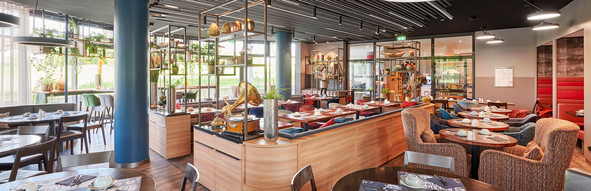 Frühstücksraum in den SI-SUITES Stuttgart