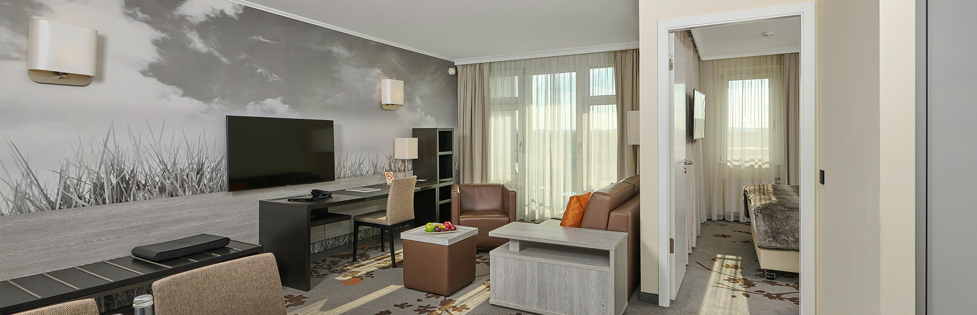 Behindertenfreundliche Junior Suite - SI-SUITES Hotel Stuttgart