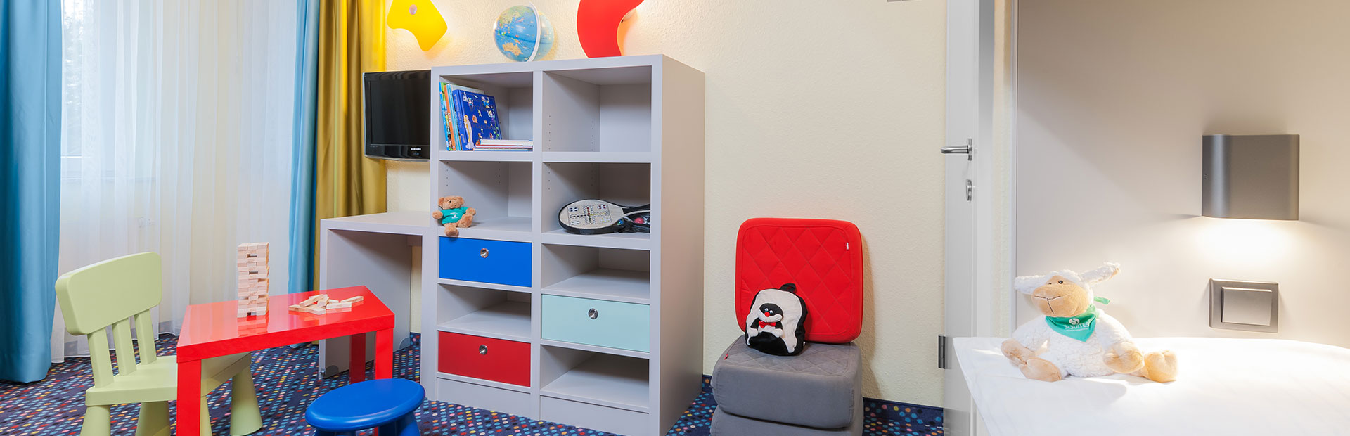 Kinderzimmer im Familienzimmer der SI-SUITES